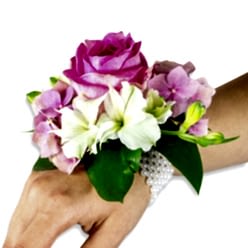 PRETTY IN PINK WEDDING CORSAGE