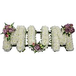PURPLE ACCENTED MUM TRIBUTE